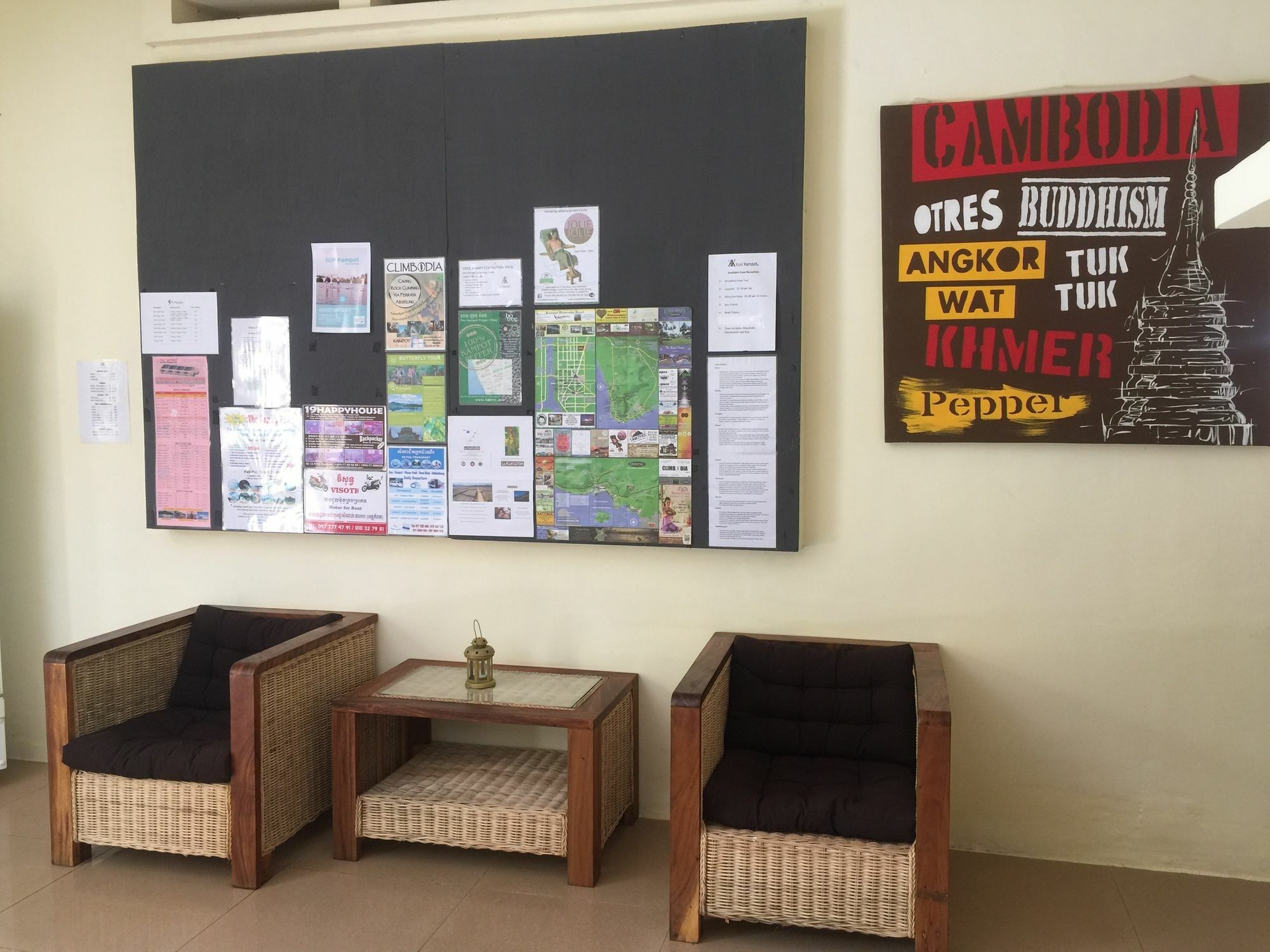 Kool Kampot Hotel Bagian luar foto